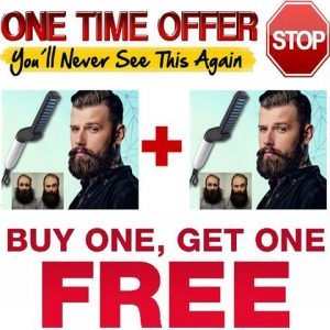 Multi-functional Beard Straightening Comb Buy One Get One For FREE